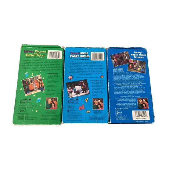 BARNEY the Purple Dinosaur VHS Tapes Lot Of 6 Collection Vtg 90s - Picture 5 of 9